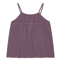 BIRKHOLM Muslin Top Støvet Lilla